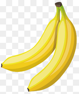 Two Bananas PNG - 146559