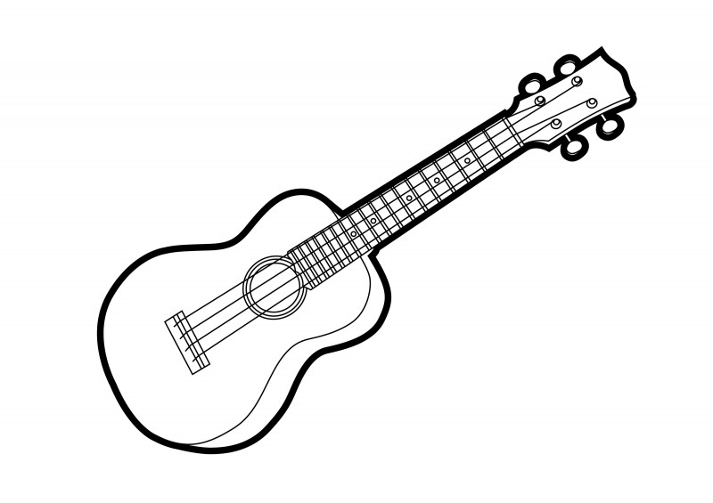 Learn How to Draw a Ukulele (