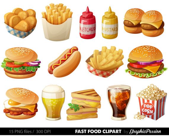 Unhealthy Foods For Kids PNG - 82090