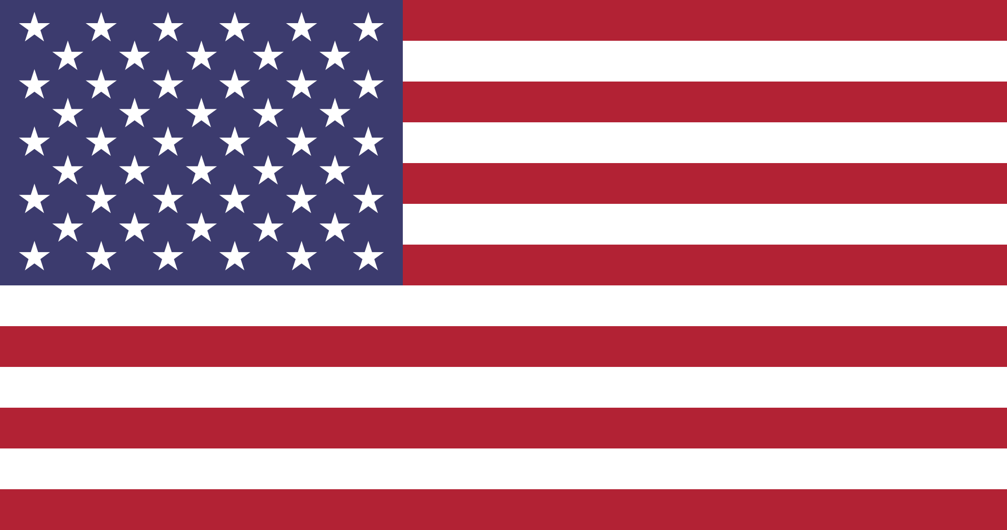 Usa flag print map