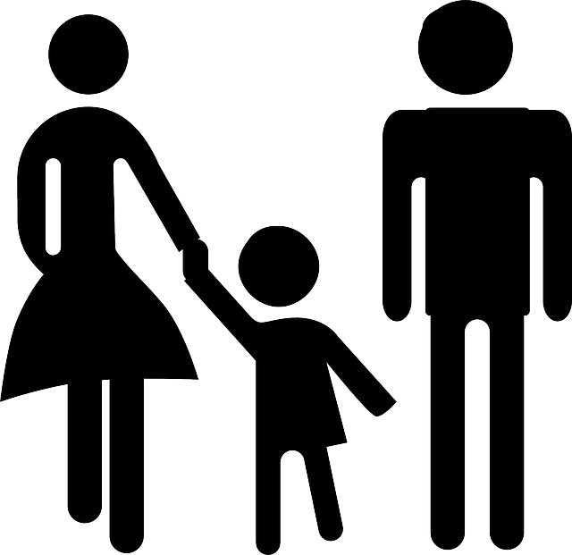piktogramm familie vater mutt