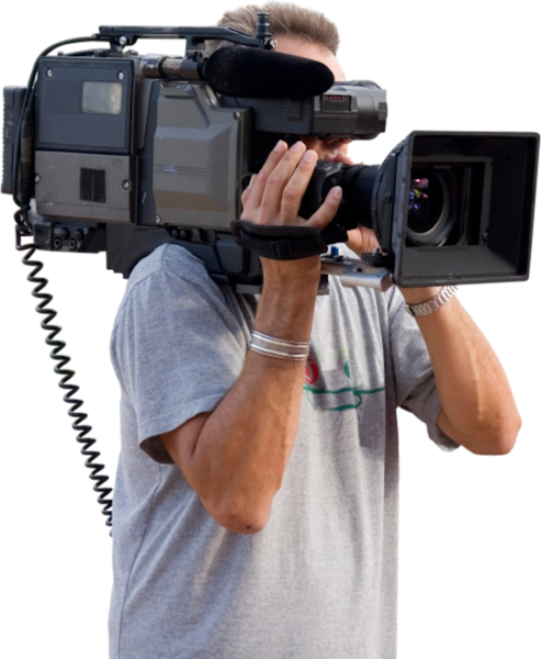 Collection of Video Cameraman PNG. | PlusPNG