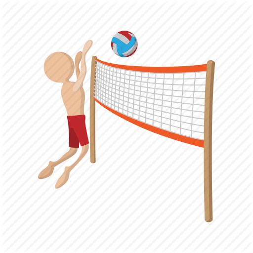 Volleyball Ball And Net PNG - 154831