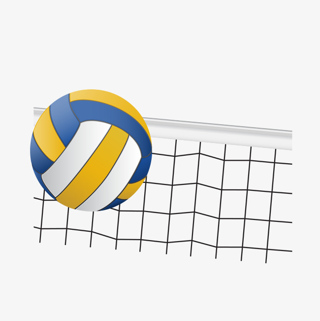 Volleyball Ball And Net PNG - 154822