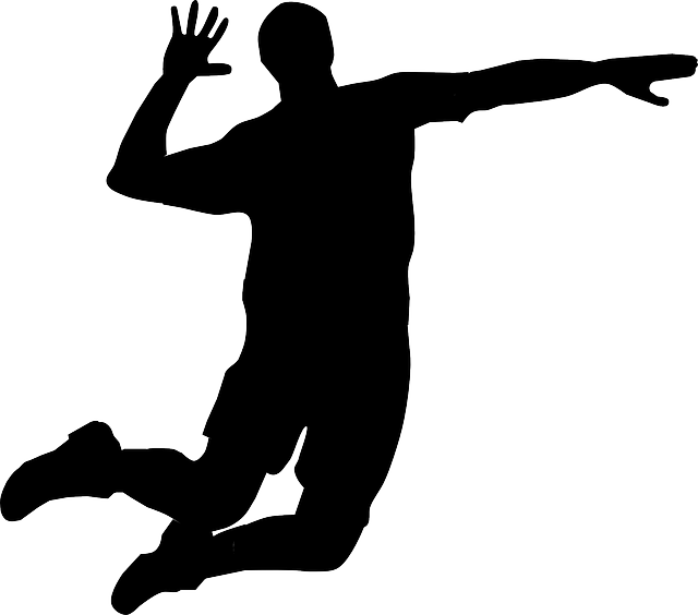 Volleyball Player Silhouette 