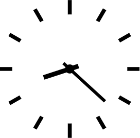Wall Clock PNG Black And White - 167117