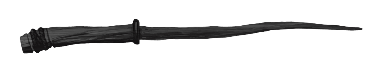 Wand PNG Black And White - 162473