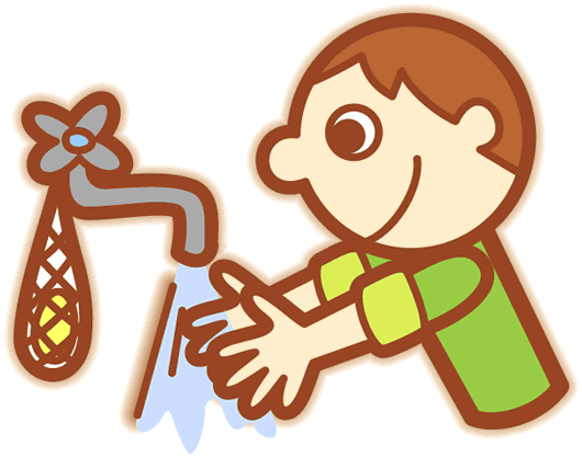 Wash your hands clipart kid 2