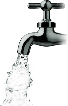 Water Faucet PNG Black And White - 152997