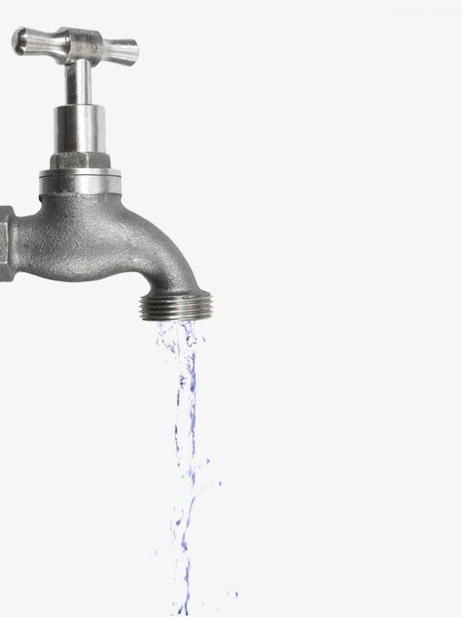 Water Faucet PNG Black And White - 152996