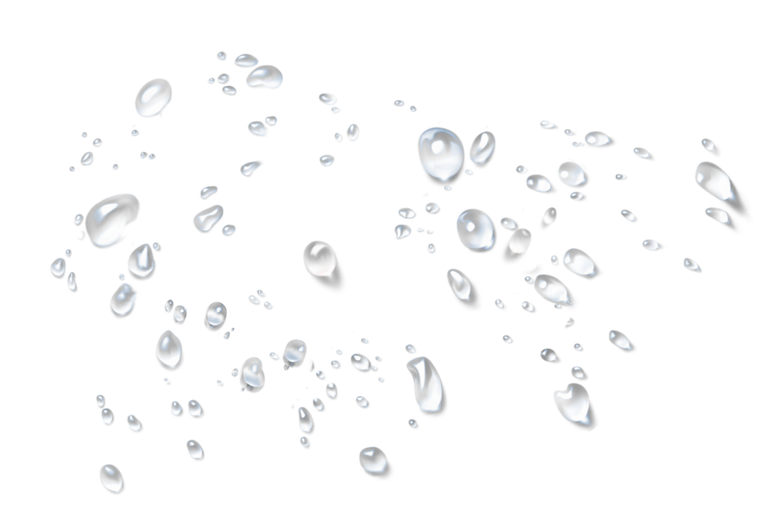 Drops of water bubbles, Drops