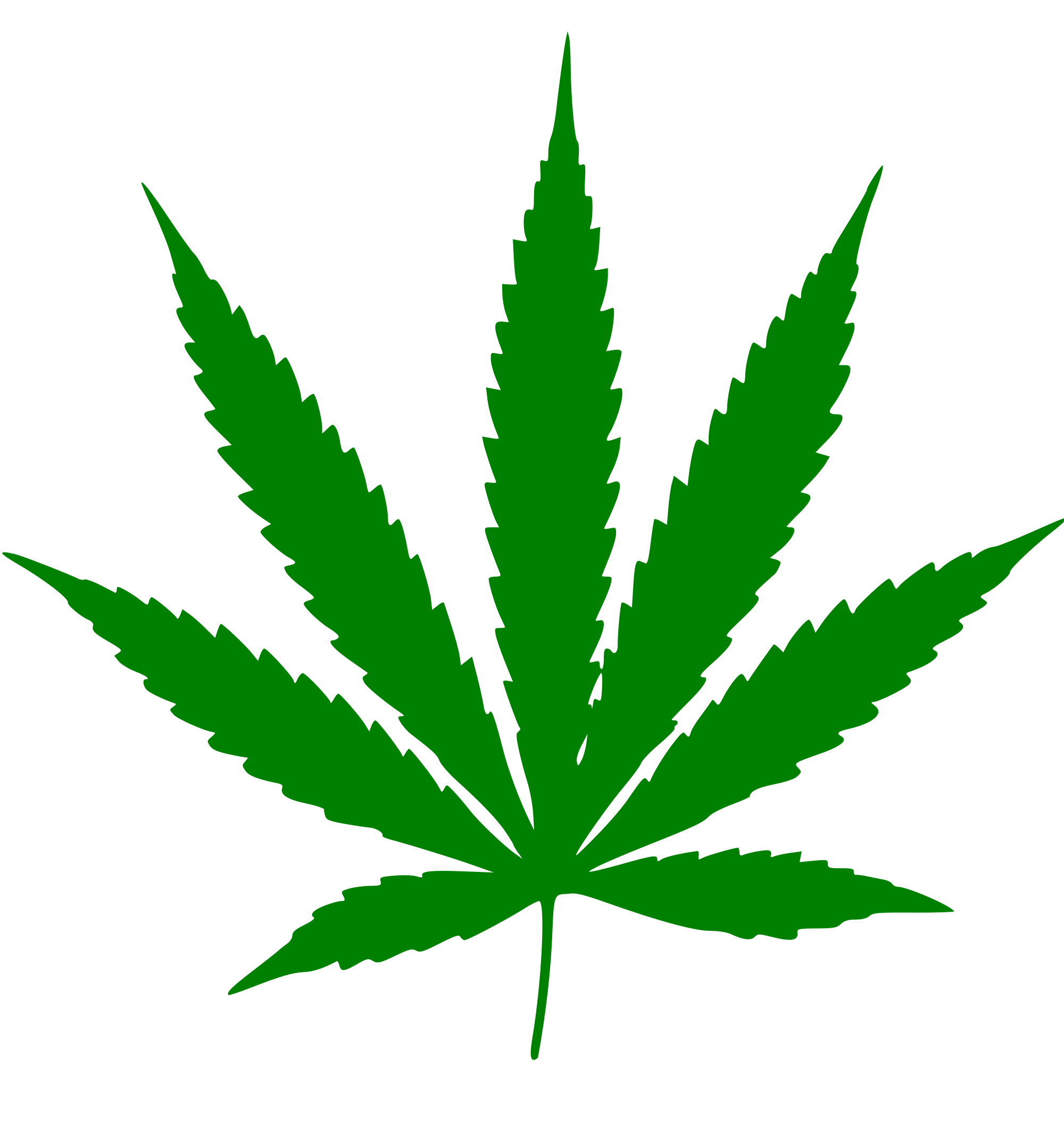 marijuana leaf small png