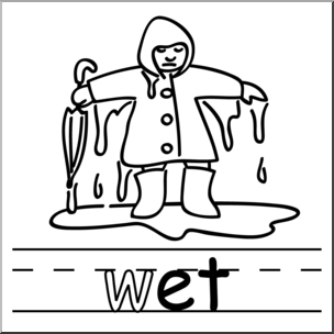 Wet Books Clipart