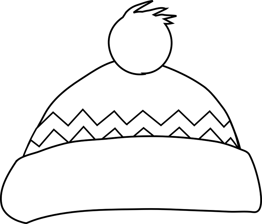 Hat Clipart Black And White