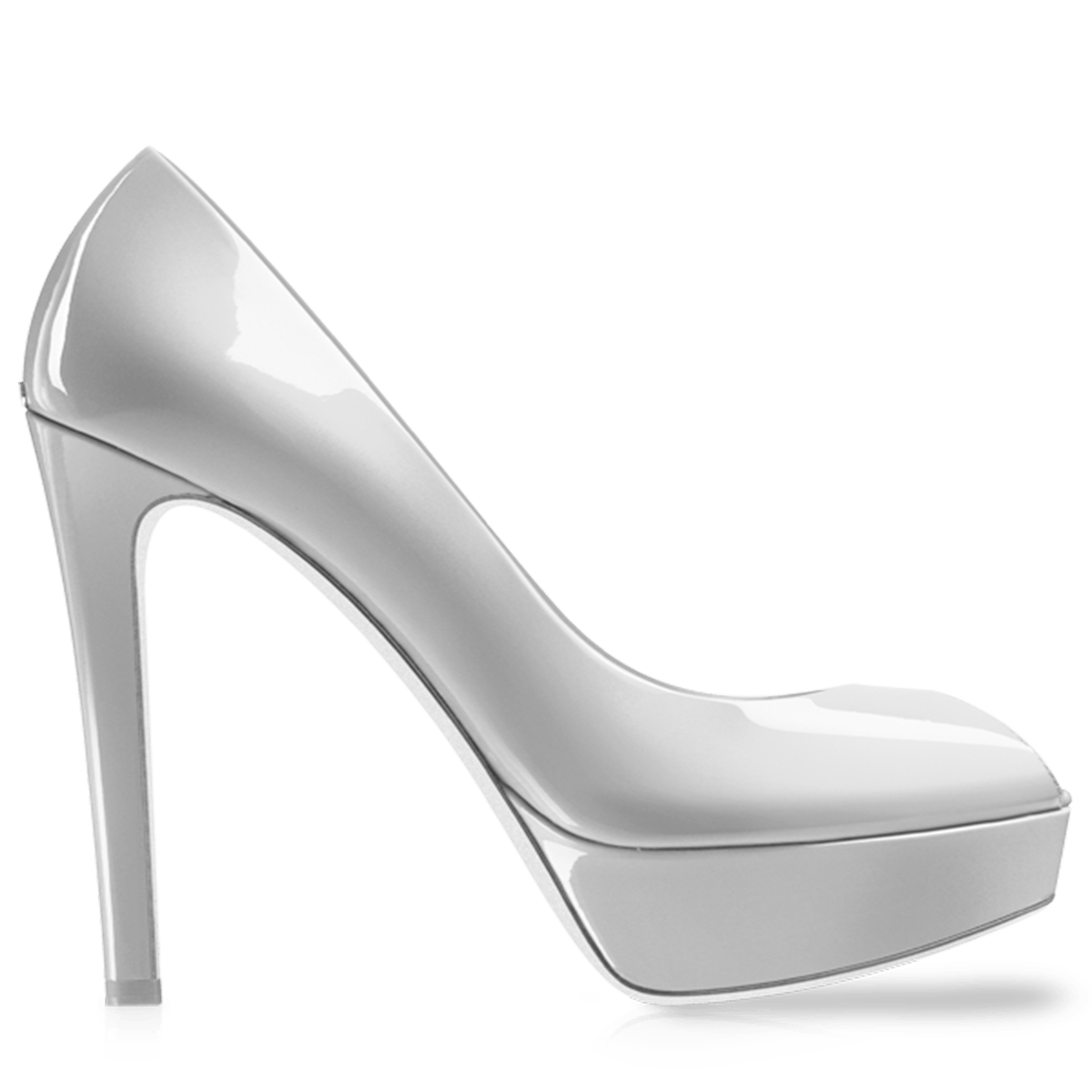White Heel Women Shoe