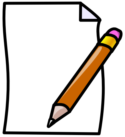 Writing notes clipart free cl