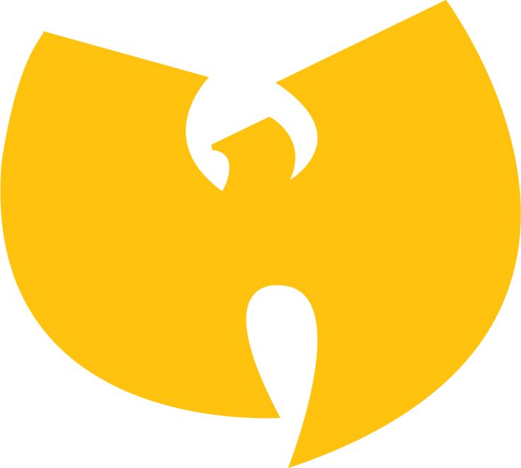 Wu-Tang Clan logo, yellow-bla