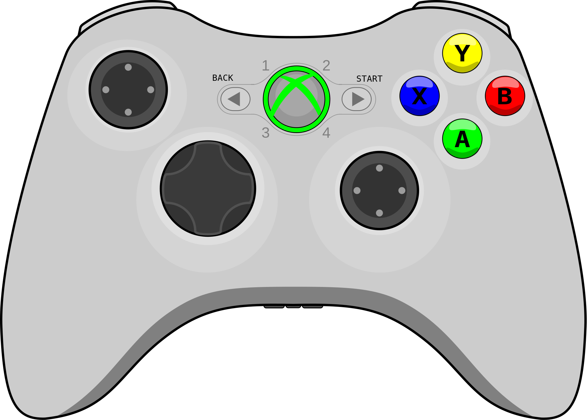 Xbox 360 Controller PNG - 41241