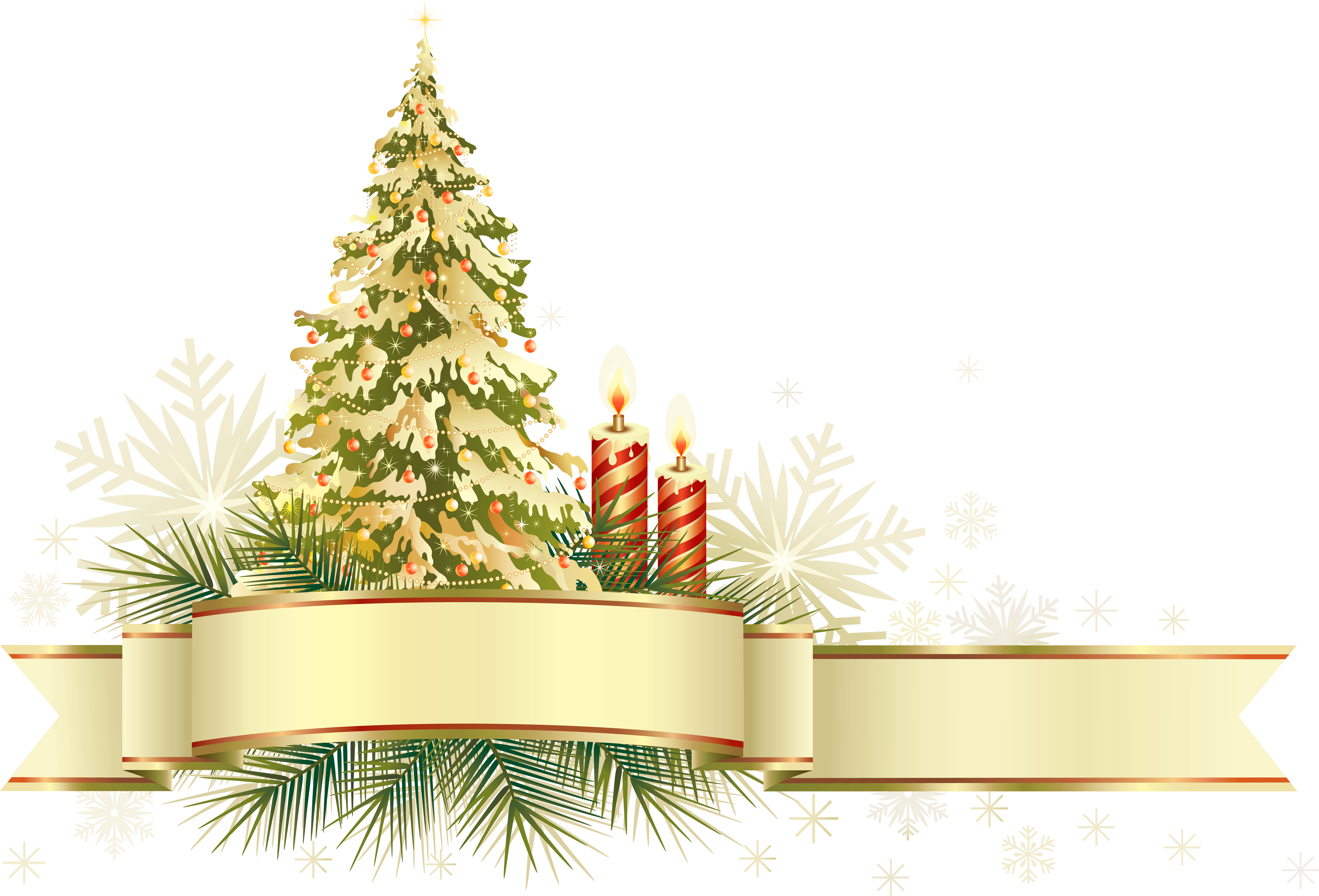 Christmas decorations clipart