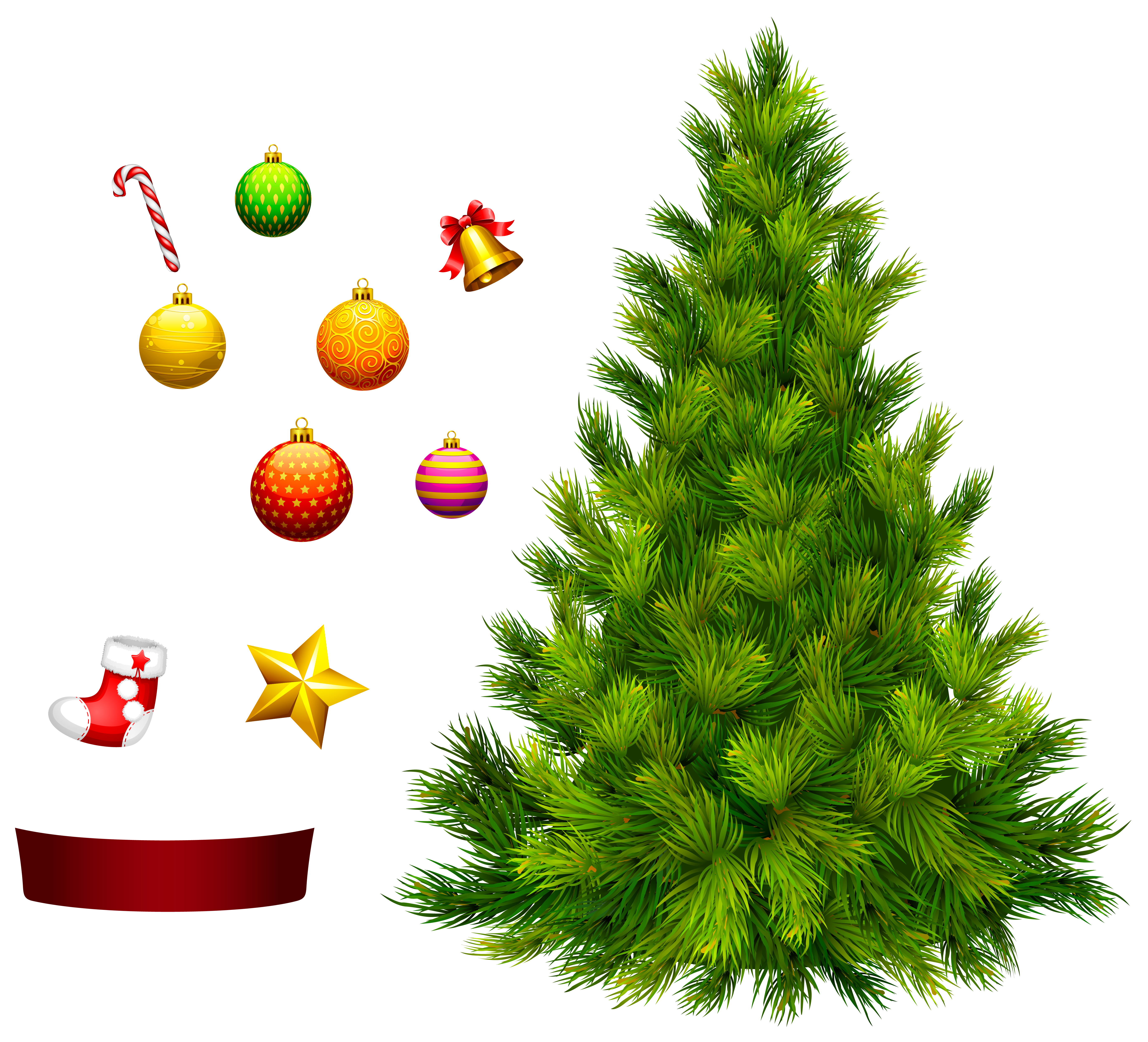 Xmas Tree for Decoration PNG