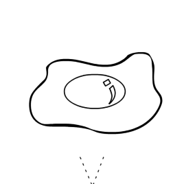 Yolk PNG Black And White - 41136