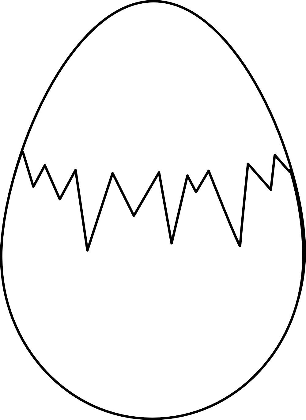 yolk clipart black and white
