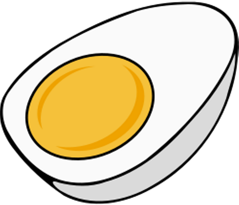Yolk PNG Black And White - 41141