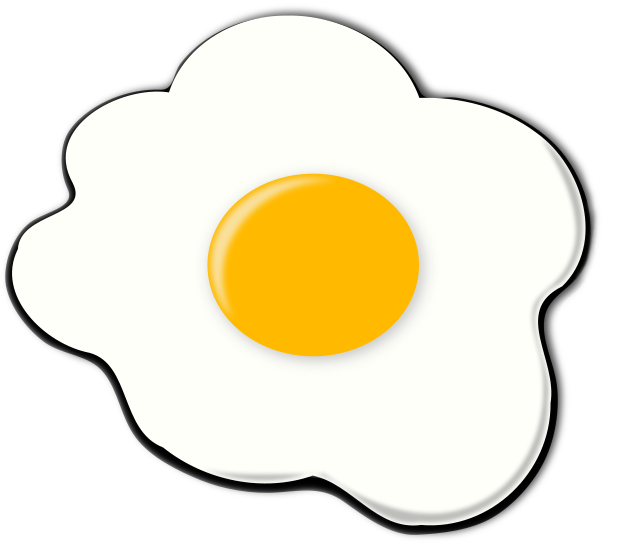Yolk PNG Black And White - 41135