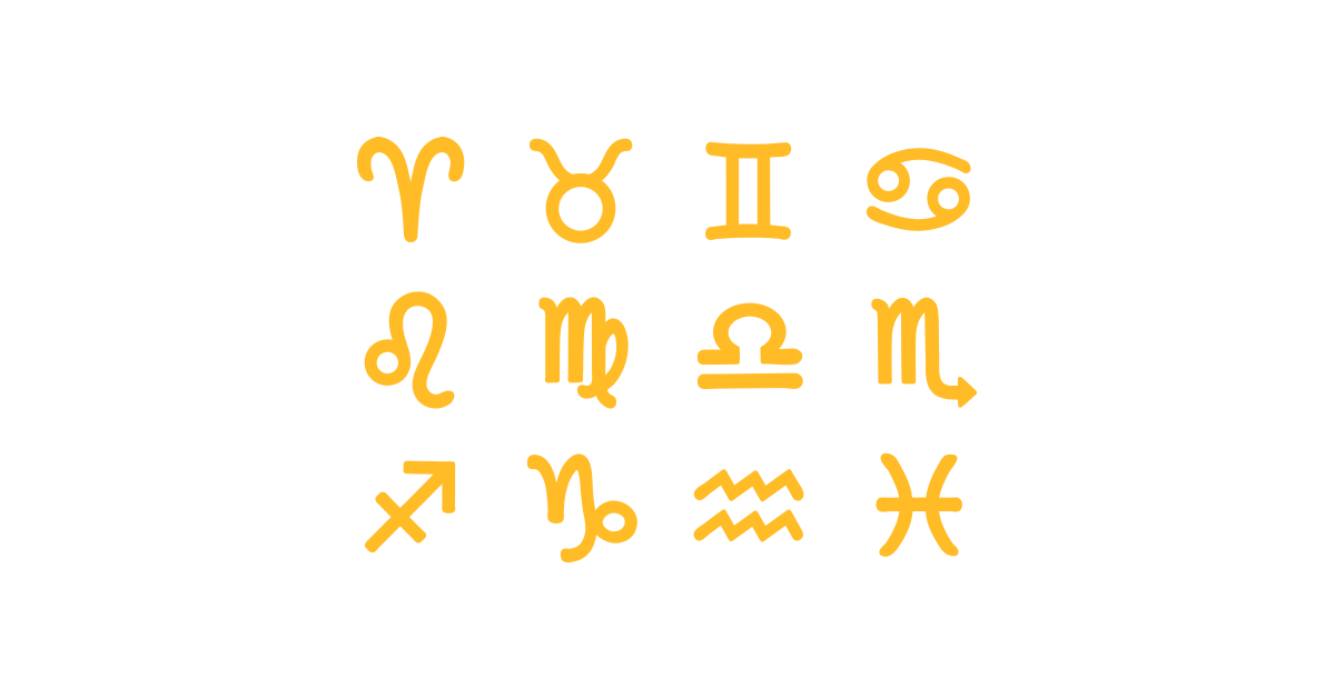 Zodiac Signs PNG - 40863